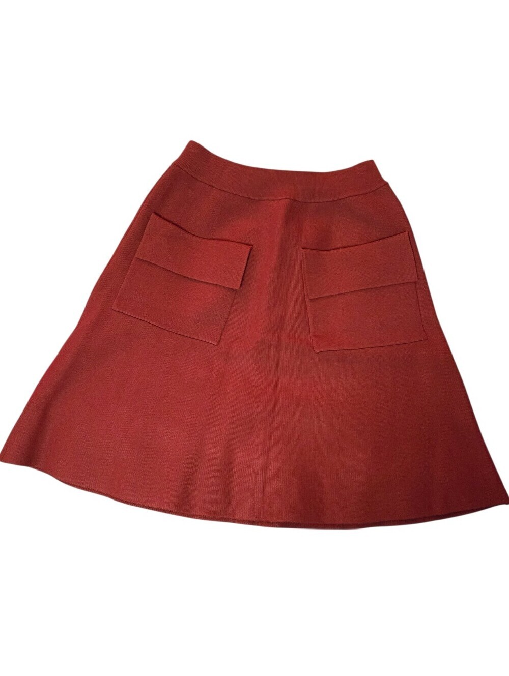 NWT A.L.C. Heavy Stretch Burnt Orange Sirt With Pockets Size XS - Picture 4 of 7
